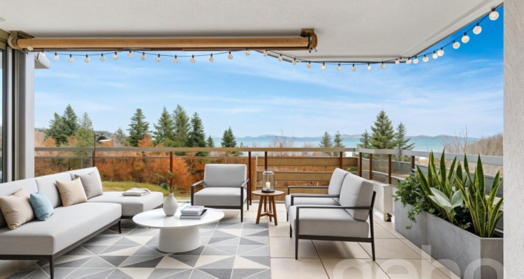 Appartement avec vue sur le lac et les Alpes, proche du centre image 1