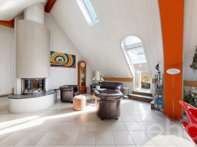 Bel attique rénové avec terrasse et belle hauteur sous plafond image 4