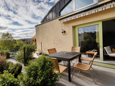 EXCLUSIVITÉ Attique dexception de 152 m² PPE avec terrasse panoramique au centre de Vésenaz image 1