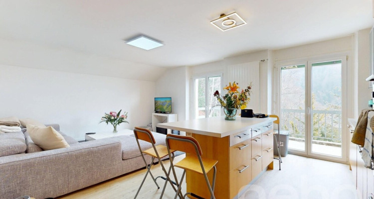 Dernier étage à Territet, avec cachet et vue sur le lac et les Alpes image 3