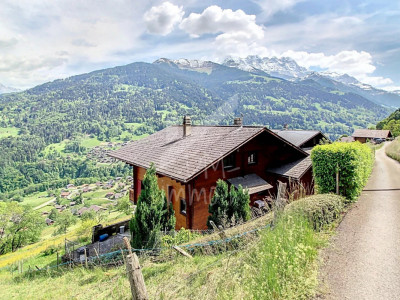 Chalet en madrier, vue exceptionnelle et imprenable image 10