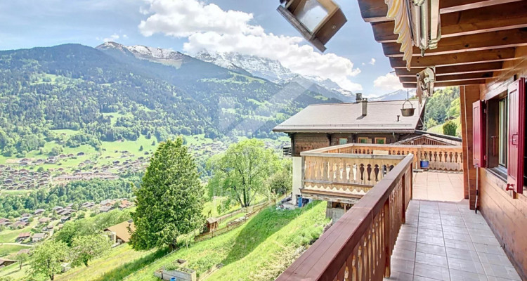 Chalet en madrier, vue exceptionnelle et imprenable image 11