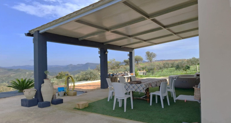 VILLA NEUVE AVEC VUE PANORAMIQUE SUR LES COLLINES ET LES PLANTATIONS DOLIVIERS image 2