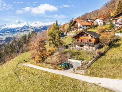 Charmantes Chalet mit unvergleichlicher Aussicht in Ruschein GR image 1