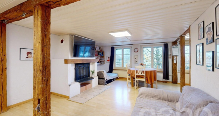 4.5-Zimmer-Wohnung mit Chalet Flair image 4