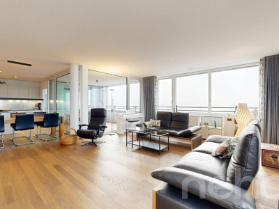 Moderne 4.5-Zimmerwohnung mit Loggia, Weitblick und Tiefgaragenplätzen image 2