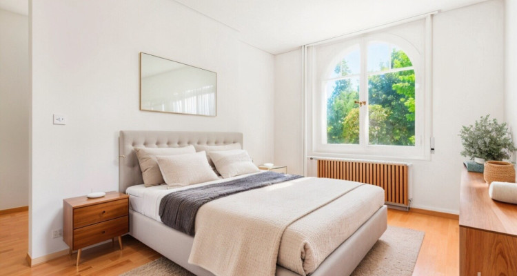 Élégant appartement de caractère avec jardin au centre de Lausanne image 4