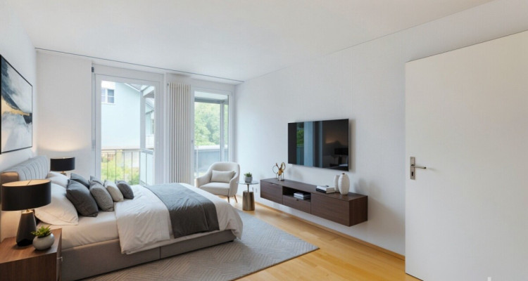 4.5-Zimmer Wohnung mit hellem Wohnambiente und 25 m2 grossem Balkon image 7