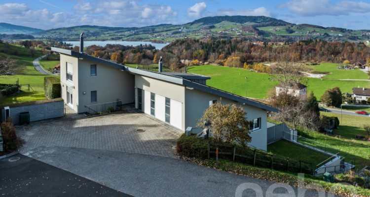 Le luxe discret à La Roche: Villa d?Exception avec Vue Panoramique image 1