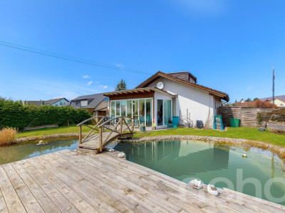 Charmantes Einfamilienhaus mit grossem Garten, Wintergarten und Teich image 2