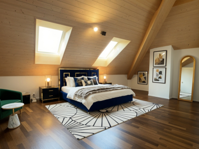 Superbe attique contemporain THPE 5 pièces - Vue dégagée et calme absolu image 4