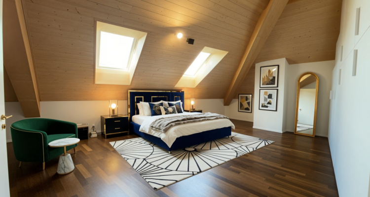 Superbe attique contemporain THPE 5 pièces - Vue dégagée et calme absolu image 4