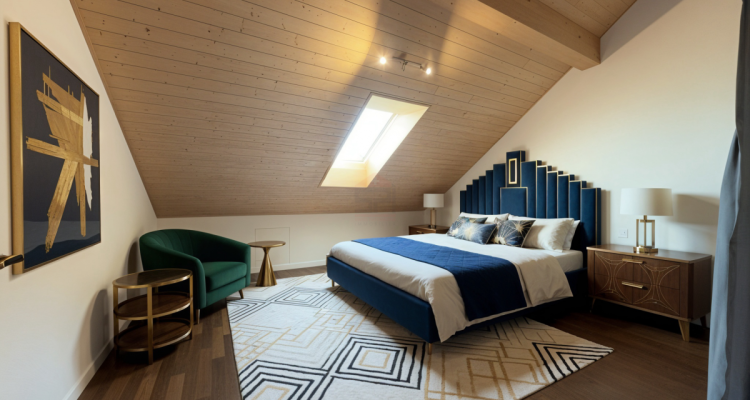 Superbe attique contemporain THPE 5 pièces - Vue dégagée et calme absolu image 6