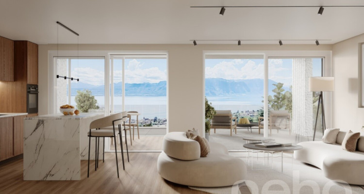 Splendide 3.5 pièces haut de gamme avec terrasse et vue lac image 4