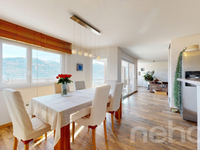 Maison contiguë à Savièse avec vue panoramique et studio attenant image 8