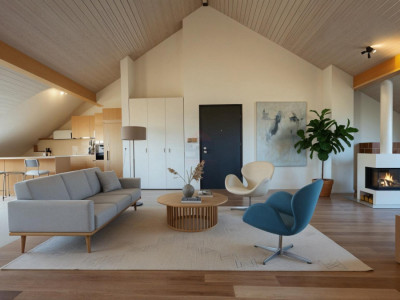 Superbe attique contemporain THPE 5 pièces - Vue dégagée et calme absolu image 1