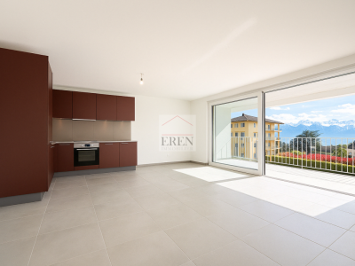 Appartement 3,5 pièces neuf de 88 m2 avec balcon-terrasse de 40m2 à louer à Conthey image 2