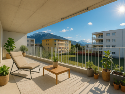 Appartement 3,5 pièces neuf de 88 m2 avec balcon-terrasse de 40m2 à louer à Conthey image 1