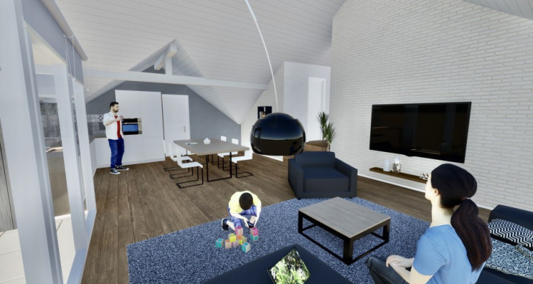 A 10 minutes du centre d’Yverdon, votre appartement neuf de 143 m2 en attique pour CHF 1200.-/mois* image 3