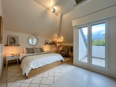 Attique de 4 pièces de 91m2 PPE au calme avec vue dégagée image 3