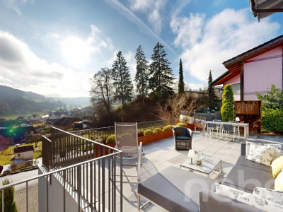 Helle 5.5-Zimmer-Doppelhaushälfte an erhöhter Lage mit Weitblick image 12