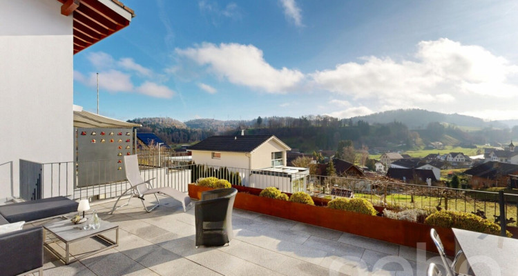 Helle 5.5-Zimmer-Doppelhaushälfte an erhöhter Lage mit Weitblick image 11