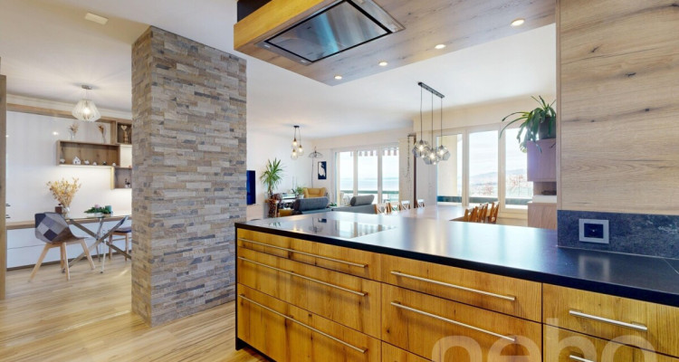 Superbe 4.5 pièces entièrement rénové avec vue lac, parking et cave image 8