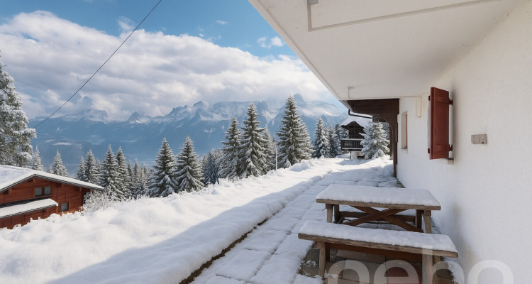 Chalet à 1300m avec vue panoramique montagnes image 11