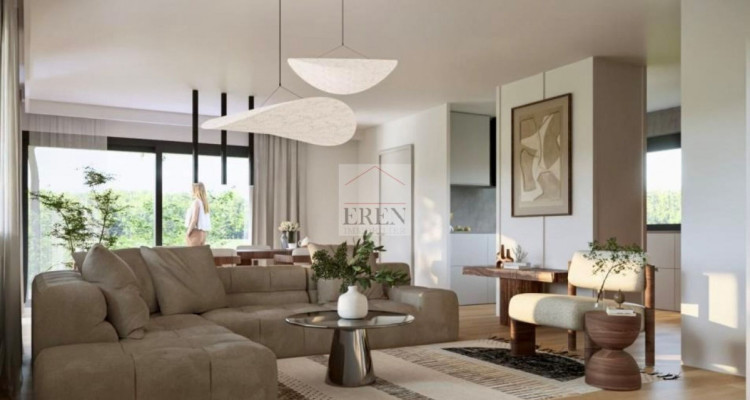 Villa individuelle de 159 m2 avec toit plat et garage-box à construire à Ardon image 1