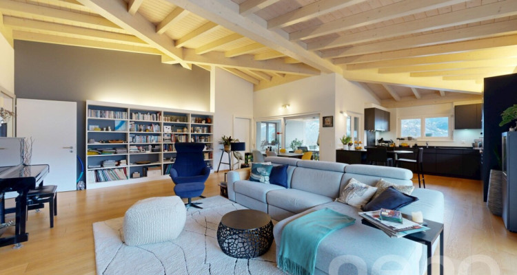 Superbe maison de 7 pièces avec logement 4½ séparé ? Miège image 3