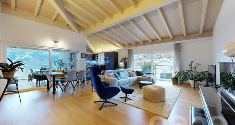 Superbe maison de 7 pièces avec logement 4½ séparé ? Miège image 4