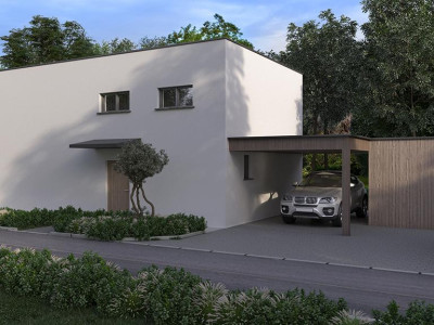 Maison individuelle contemporaine à construire ? Permis en force image 4