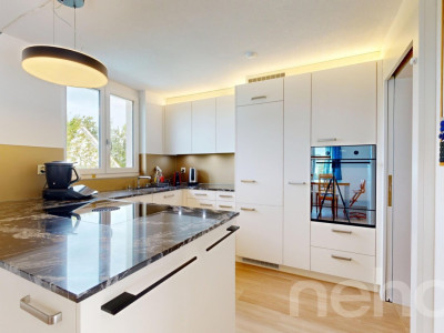 Moderne 4.5 Zimmer Doppelhaushälfte mit Garten und Teils Weitblick image 1