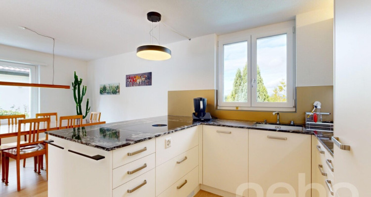 Moderne 4.5 Zimmer Doppelhaushälfte mit Garten und Teils Weitblick image 5