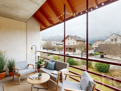 Helle 4.5-Zimmerwohnung mit Cheminée, Balkon, Grünblick. Nähe Thun. image 9