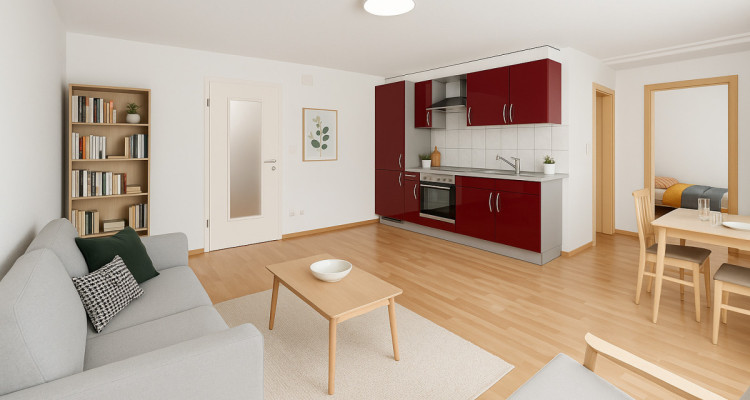 Petit 2 pièces pratique à Délémont - 1 mois de loyer offert* image 1