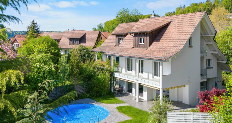 Wunderschöne 6.5-Zimmer Doppelhaushälfte im Grünen image 11