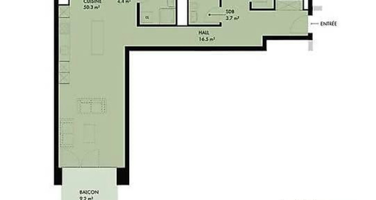 🏡 Reprise de bail – 4,5 pièces, Crissier (Chemin de la Palissade) au : à conv image 1