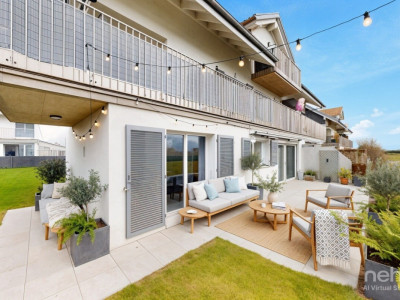 Orny: superbe appartement 5.5 pièces récent avec grand jardin image 11