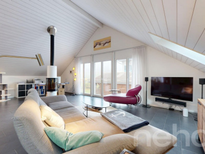 Moderne 2.5-Zimmer-Attikawohnung mit Terrasse und Weitsicht image 2