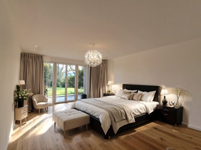 Azure Villa, Magnificent Garden and pool, heatpump, Bellevue image 9