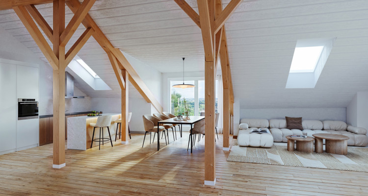 Charme ancien, style moderne. 3,5 pièces / 100m² au volume généreux image 2