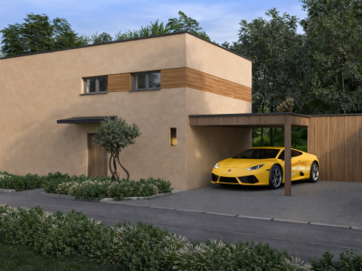 Maison individuelle contemporaine à construire ? Permis en force image 4