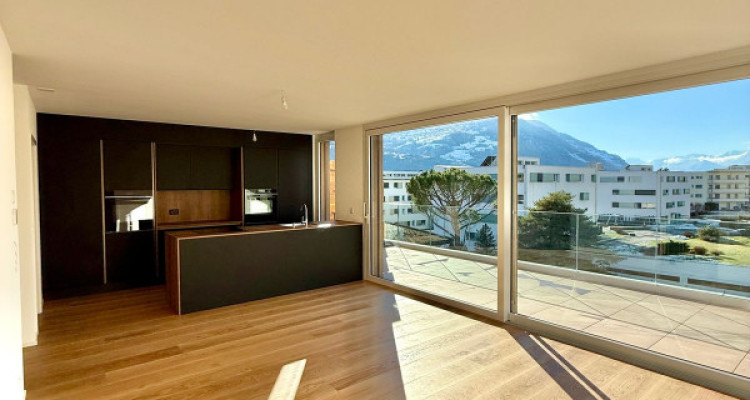 ATTIQUE NEUF DE 3.5 PCES, 112 M2 + TERRASSE PRIVÉE - SION  image 4