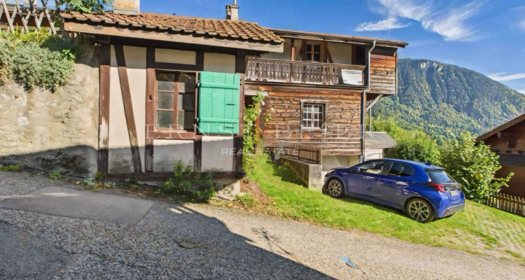 Chalet mitoyen à rénover - vue dégagée - environnement calme et verdoyant  image 2