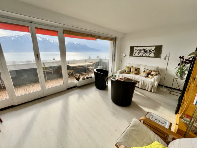 Vue exceptionelle sur le lac et les montagnes pour ce 2,5 pièces à Montreux image 2