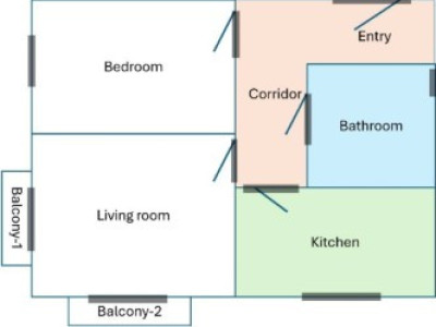 Appartement 3 pièces aux Paquis image 7