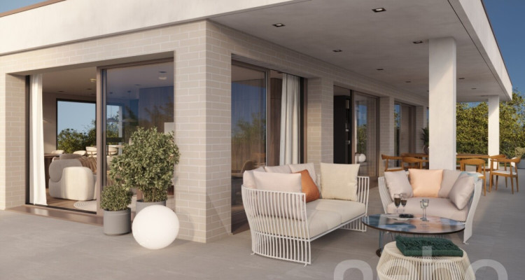 Attique de standing avec terrasse et balcon image 9