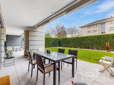 Appartement en rez-de-jardin avec terrasse et jardin à Prangins image 12