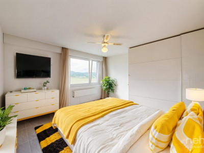 Renovierte 4.5-Zimmer-Wohnung mit unverbaubarer Aussicht image 9